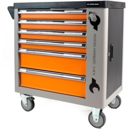 Carrello Porta attrezzi completo di utensili 6 cassetti con organizer