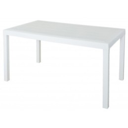 Tavolo / Tavolino HOUSTON Bianco 150x90x74 cm