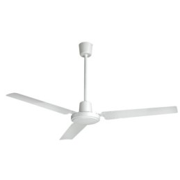 Agitatore/Ventilatore da soffitto in alluminio bianco - Mod. Michelang