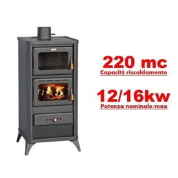 Stufa a legna/Termocamino con forno 12/16 kW - Mod. Lift