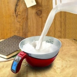 Bilancia digitale da cucina per liquidi e solidi