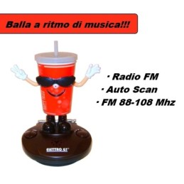 Radio FM lattina cola Happy Frizz