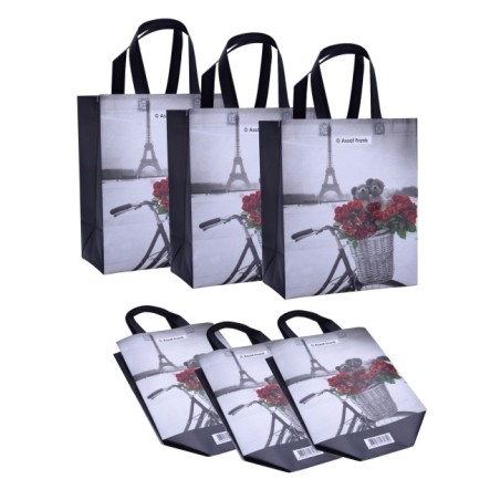 Shopping bag/Sacchetto antistrappo riutilizzabile/Cool Bag set 3 pz -