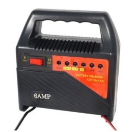 Caricabatterie moto/autoveicoli/imbarcazioni 6,0 Amp 6/12 Volt