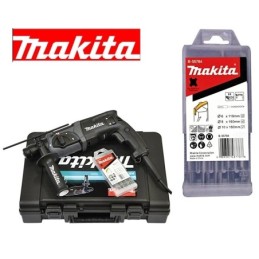 Trapano martello demolitore/Tassellatore 24mm 780W + set punte Makita