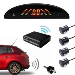 Kit sensori di parcheggio con display acustico wireless