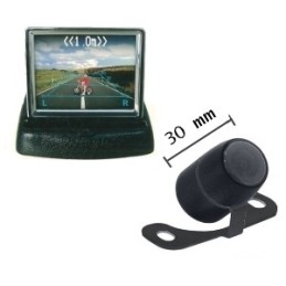 Retrocamera/Telecamera parcheggio con display 3,5" a scomparsa