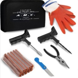 Kit riparazioni pneumatici Auto 26 pcs Kit Emergenze per Ripara Gomma