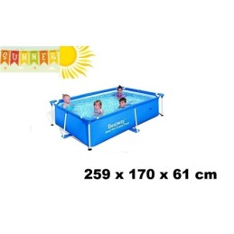 Piscina fuori terra rettangolare 259x170x61 BestWay - STEEL FRAME 259