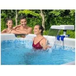 Cascata multicolore Led piscina fuori terra Soothing Flowclear Bestway