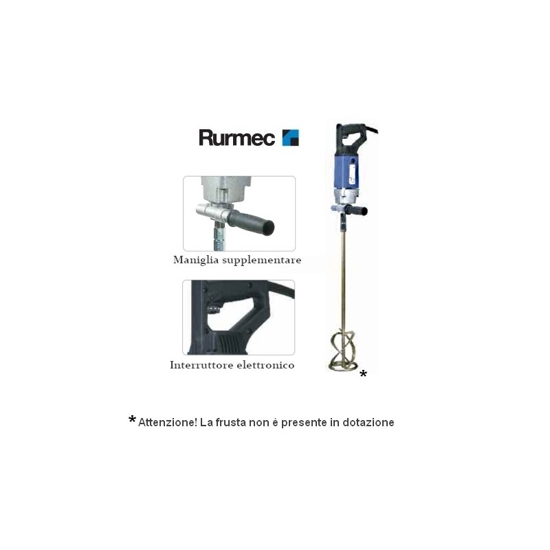 Trapano impastatore/Miscelatore professionale 1100W 130mm Rurmec - EV