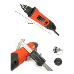 Miniutensile rotativo/Minitrapano 240W tipo Mini Drill con mandrino a