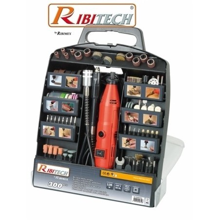 Miniutensile rotativo/Minitrapano 135W tipo Mini Drill con 300 accesso