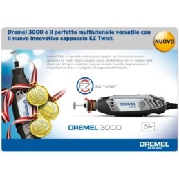 Miniutensile rotativo/Minitrapano 130W con 1 complemento e 5 accessori