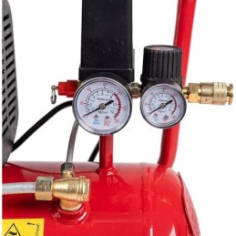 Compressore aria da 25 litri pressione 8 bar elettrico coassiale 2 Hp