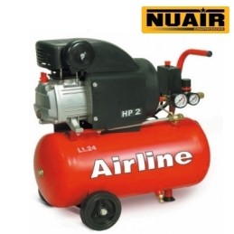 Compressore 24lt. ad olio NUAIR by ABAC - Airline